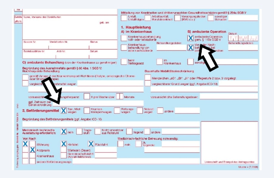 حمل و نقل بیماران در کلن